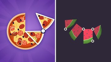 Shape Fold 🍉🍊🍎 Gameplay iOS - Rotate & Get The Shape Right