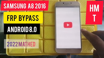 SM-A810S Samsung Galaxy A8 (2016) FRP Bypass _ Android 8.0.0
