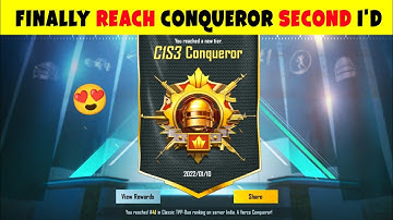Finally reach conqueror in second I