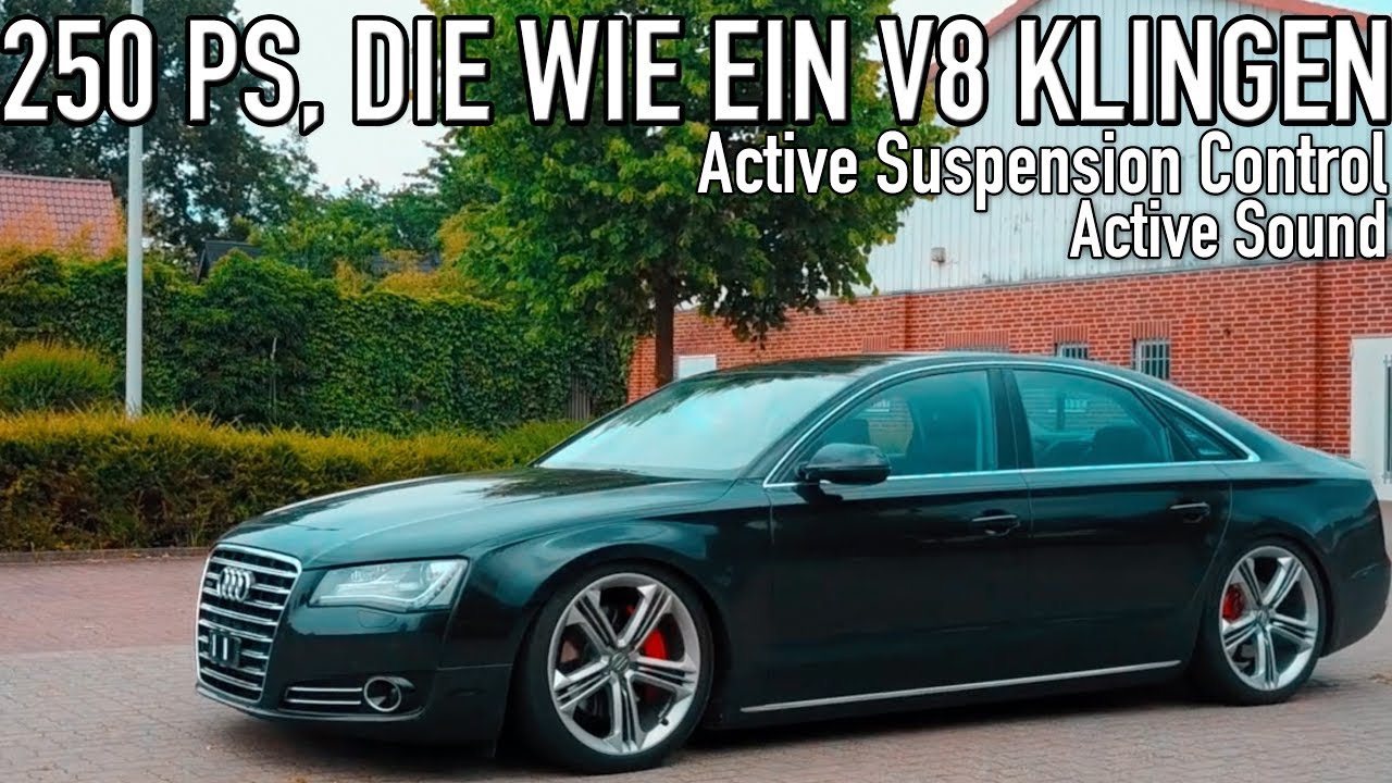 Aktiver Auspuff Sound Booster Audi A8 4H 4.2 TDI + Smartphone-Steuerung  KUFATEC