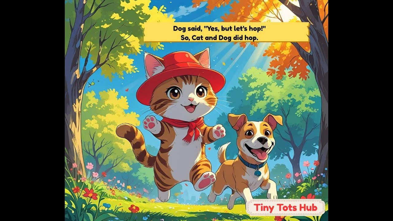 Let's read |cat had a red hat | phonics | cvc story for reading for children