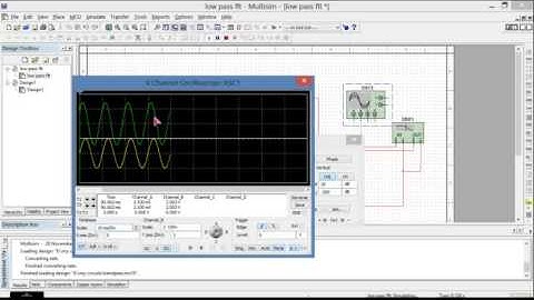 simulating high pass filter in multisim