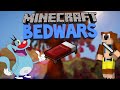 Oggy plays bed wars