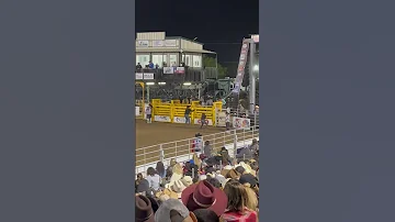 This #cowboy was out cold! Knocked out hard when he was bucked off while #bullriding