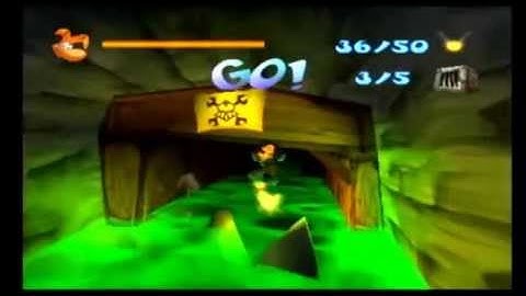 Rayman 2 (N64) 100% Playthrough: Part 13 - The Echoing Caves