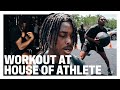 Workout With Justin Jefferson At House Of Athlete (MIC'D UP)