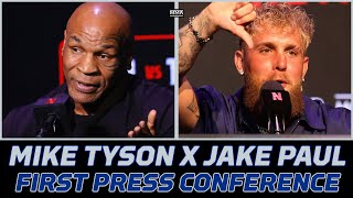 Mike Tyson vs. Jake Paul First Press Conference Highlights | Paul vs. Tyson