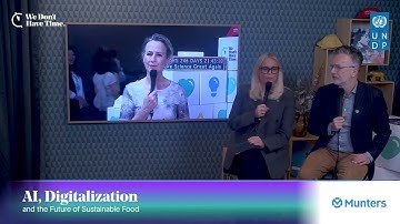 “AI and digitalisation can make food systems more resilient, adaptive, and sustainable.”