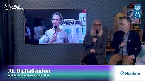 “AI and digitalisation can make food systems more resilient, adaptive, and sustainable.”