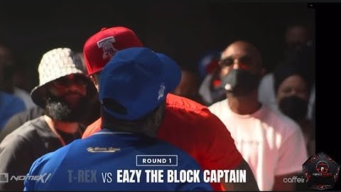 EAZY THE BLOCK CAPTAIN WAS TALKING DIFFERENT TO T-REX! 😈