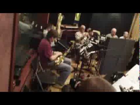 before the recording -Dave Liebman Big Band, directed by Gunnar Mossblad