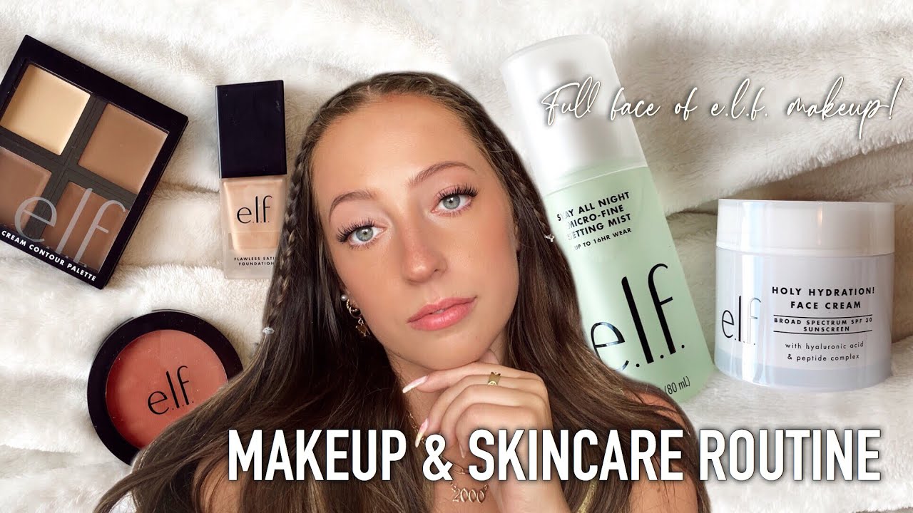 Affordable Makeup and Skincare Routine ft e.l.f. || Full Face of e.l.f ...