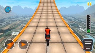 Impossible Track Sky Bike Stunts 3D New Bike Unlocked - Gameplay Android screenshot 5