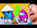 FUNNY Smurf Cat ANIMATIONS That will Make you LAUGH (Among Us)
