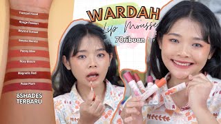 REVIEW WARDAH MATTE LIP MOUSSE 8 SHADES BARU, 70RIBUAN AJA! SAWO MATANG APPROVED?🤔 | RIRIEPRAMS