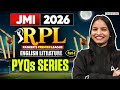 JMI 2026 English Literature PYQs Part-3 | Ranker’s Premier League (RPL)