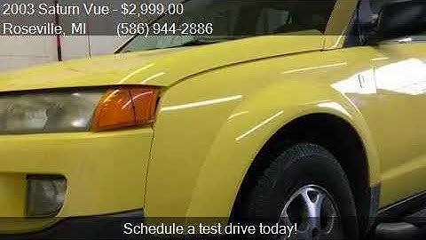 2003 Saturn Vue Base AWD 4dr SUV V6 for sale in Roseville, M