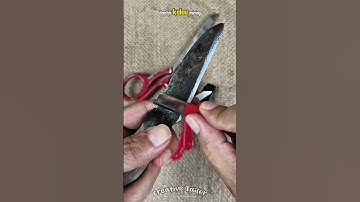 Cara mengasah gunting  #sewing #turorialjahit