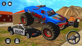 Real Monster Truck Police Chase - Monster Truck Game - Android Gameplay. screenshot 2