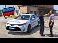 Toyota Corolla Polis Arabamızla Alkol Testi - GTA 5