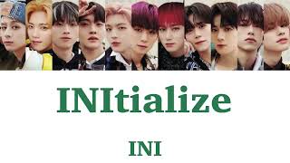 INI INItialize【歌詞/歌割り/パート割り/カナルビ】 Guide