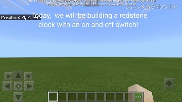 Minecraft: How To Make A Redstone Clock with On Off Switch