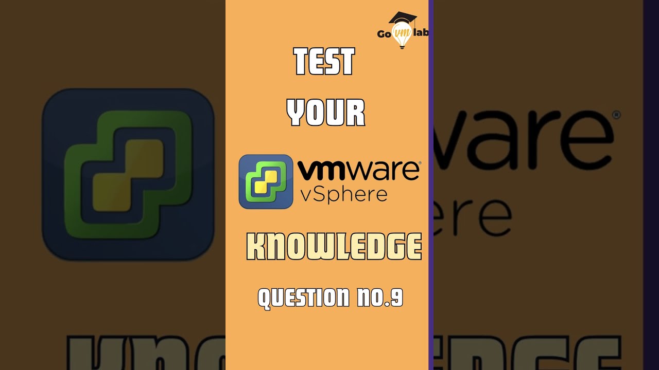 VMware Certification Quiz No.9 | 60-Second VMware vSphere Quiz: Test Your VMware Knowledge🧠💻