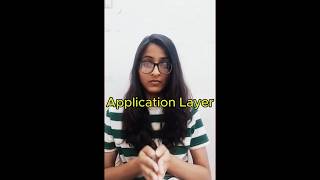 Application Layer in easy way #shorts #Applicationlayer