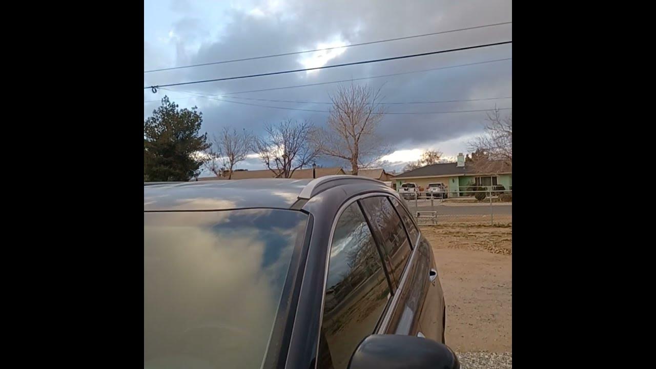 Wednesday February 22nd 5 p.m. snow flurries in Hesperia YouTube