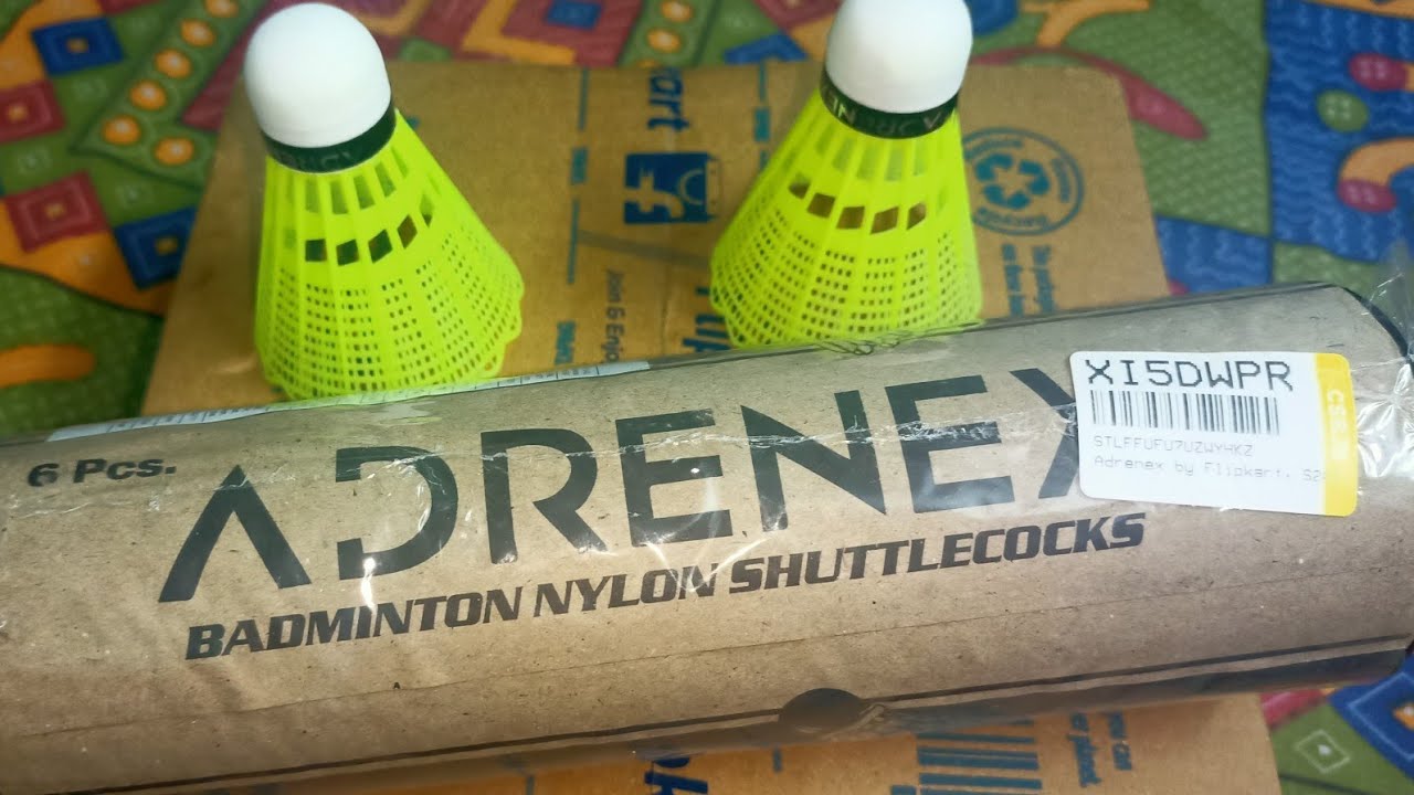 Adrenex by Flipkart Nylon Shuttle S201 - Unboxing First Impressions 🏸🔥🇮🇳 