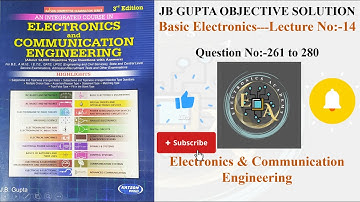Basic Electronics JB Gupta Solution | JB Gupta Electronics & Communication Engineering Solution