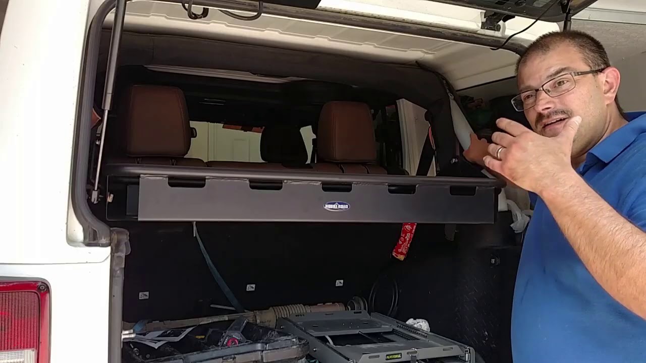 How To Install The Jeep Jk Interior Storage Cargo Rack For 2007 2018 Jeep Wrangler Jk Hooke Road