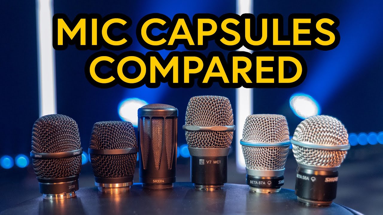 Vocal Microphone Capsule Comparison: DPA 2028,  Earthworks SR3117, SR3314, Beta 58A, Beta 87A, SEv7