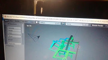 Example of Maze Created by Blender 2.79
