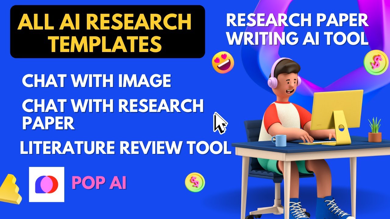 All AI Research Templates | Chat with Image & Research paper  | Literature review tool | pop AI