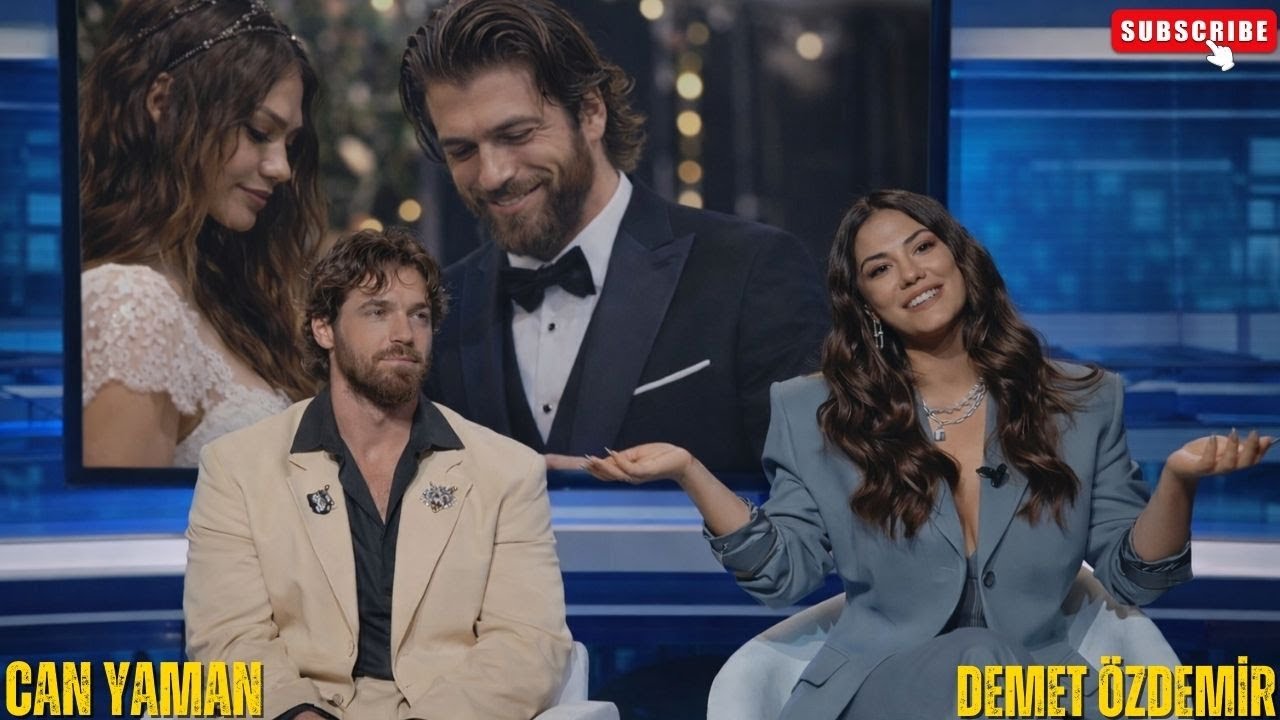 Demet y Can Yaman hacen una emotiva declaración sobre el día de su boda: 