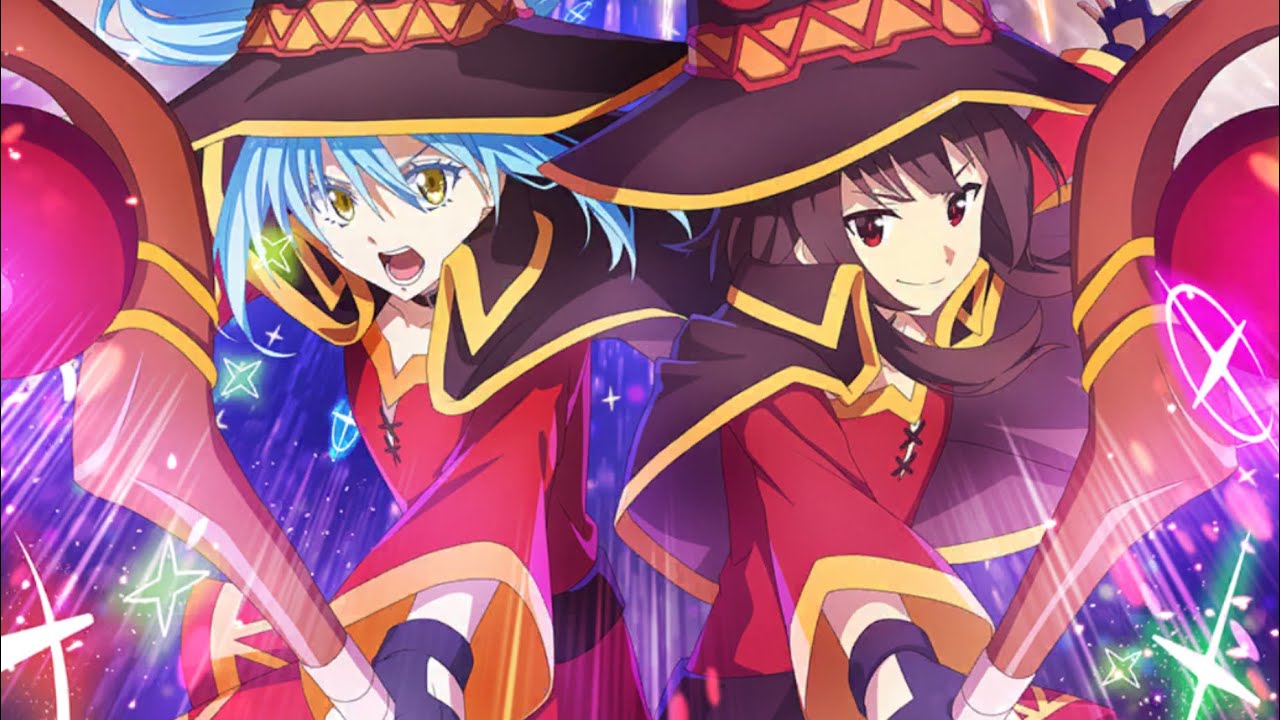 スカートを押さえるリムル様＆めぐみん爆裂魔法＆ガチャ演出＆ホーム 