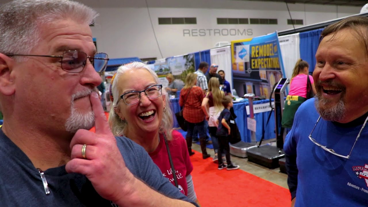 Houston RV Show 2020 and New Friends - YouTube