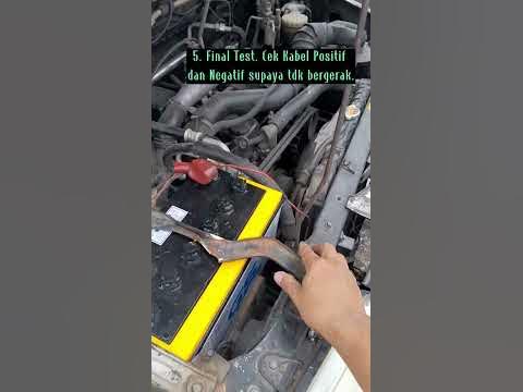 CARA MEMASANG AKI MOBIL YANG BAIK DAN BENAR // REMOVE INSTALL BATTERY
