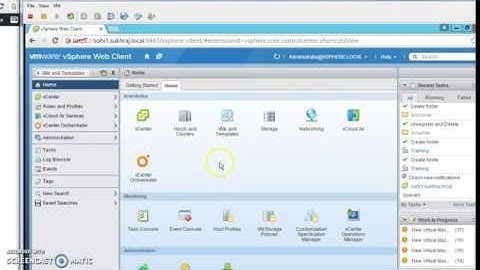 Lab 7- Creating folders in VMware vCenter server