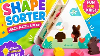 🧩 Learn, Match & Play with the Colorful Shape Sorter! 🌈✨