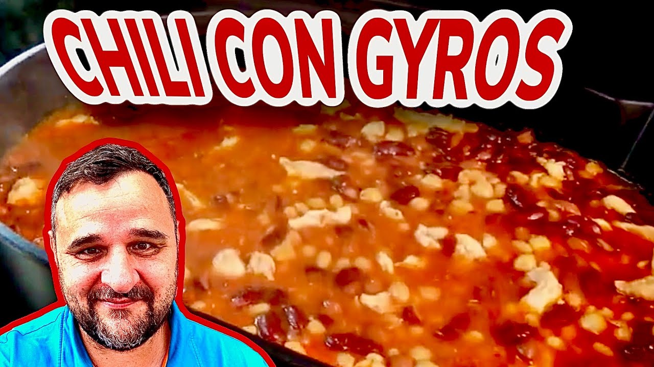 10 Leute satt ohne Aufwand Chili con Gyros Klaus grillt YouTube