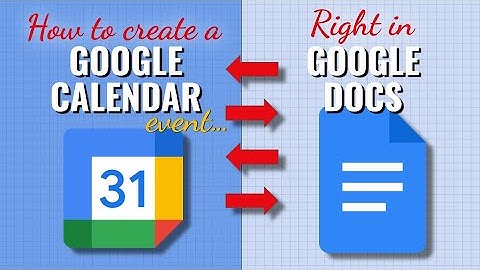 How to Create a Google Calendar Event Right in a Google Doc | Step-by-Step Tutorial"