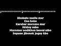 Bhobatu Nasilu Mur Ene Hobo - Karaoke (HD) - Assamess Karaoke -  Zubeen Garg & Anindita Mp3 Song