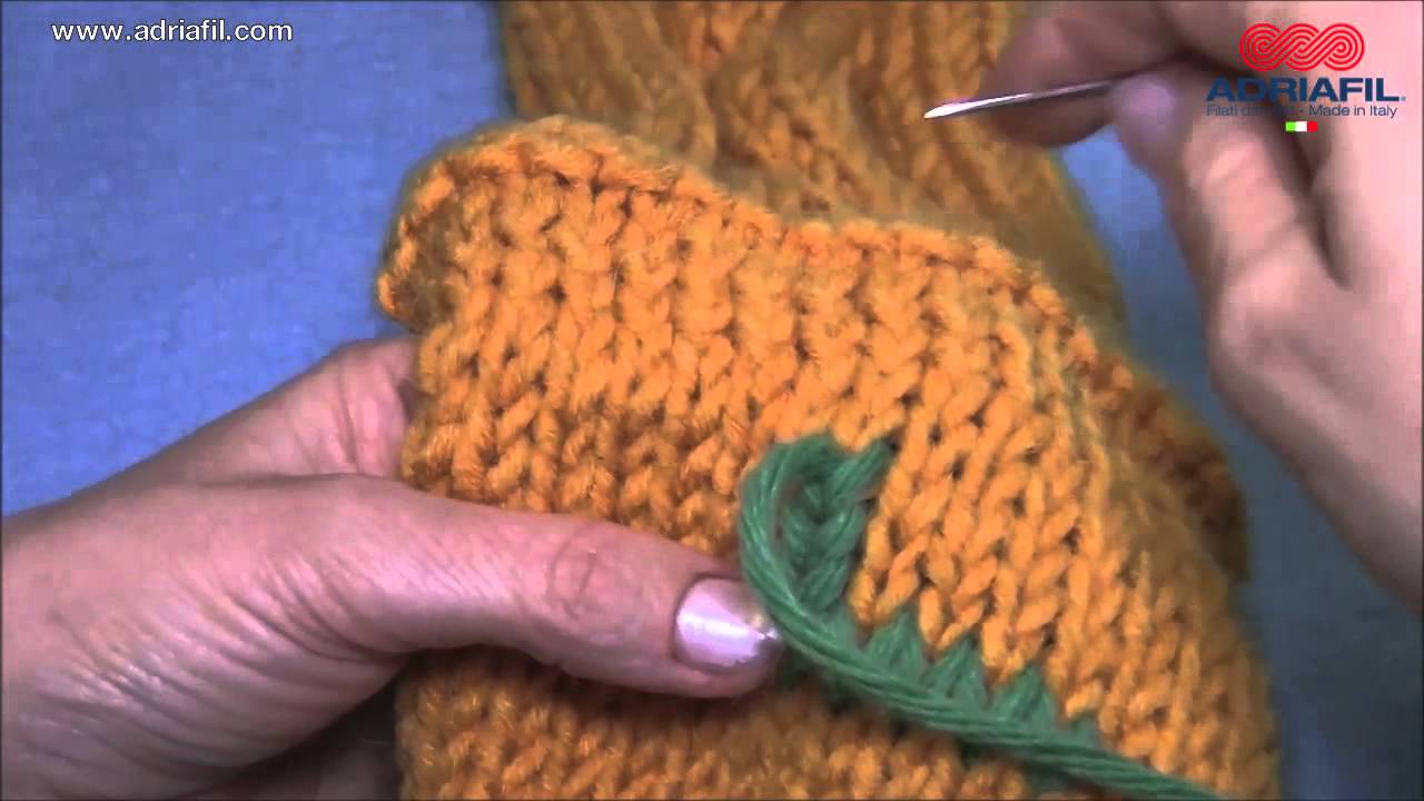 Adriafil tutorial: ricamare a punto maglia