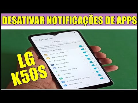 Como Desativar As Notificações dos Apps no Celular LG K50s