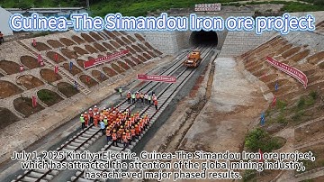 Trans-Guinea Railway was almost completed consutrucion in July, 2025