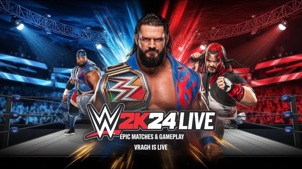 Cody Rhodes vs. Kevin Owens 🔴WWE 2K24LIVE? 
