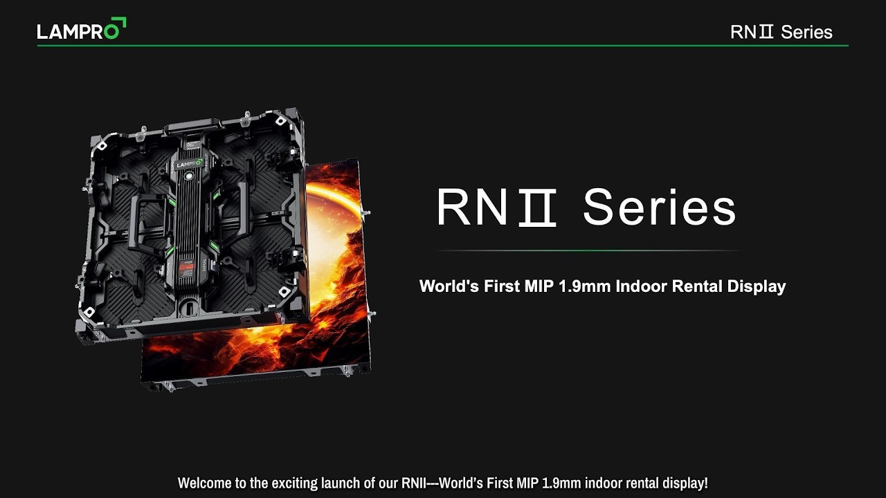 RNⅡ Product Detail Introduction - Indoor HD Rental Display - YouTube