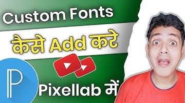 How To Add Custom Fonts in Pixellab App || Make Your Thumbnails Attractive @ManojDey
